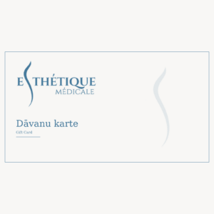 Esthétique Médicale dāvanu karte — virtuālā dāvanu karte procedūrām un produktiem